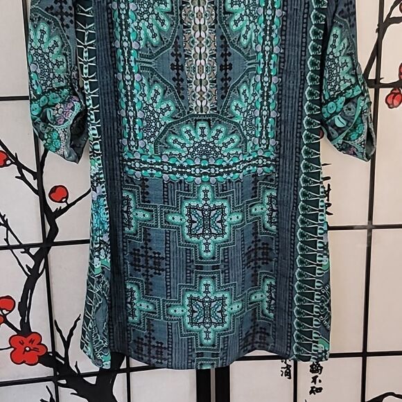 Hemant & Nandita Marche Silk Dress - Picture 10 of 13